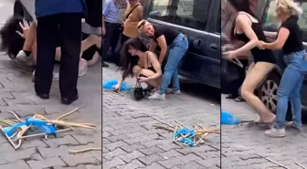 'Sokakta böyle çıplak gezmeyin' deyip saldırdı! Kavga kamerada
