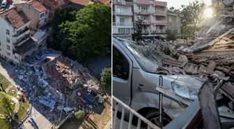 Depremin vurduğu Sındırgı havadan görüntülendi! İşte yıkılan bina sayısı