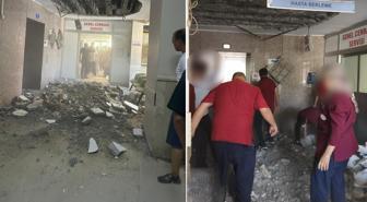 Denizli Devlet Hastanesi'nin tavanı çöktü
