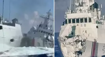 Filipinler gemisini kovalayan Çin'e ait 2 gemi, ihtilaflı Güney Çin Denizi'nde çarpıştı