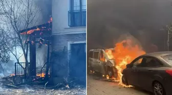 Çanakkale'de orman yangını! Alevler yerleşim yerlerine ulaştı, havalimanı kapatıldı