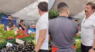 Pazara inen belediye başkanı esnafı azarladı: 20 liraya aldığın 50 liraya satılır mı ya?
