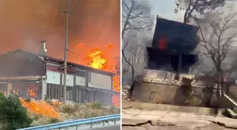 Çanakkale'de zamanla yarış sürüyor! Alevlerin sardığı bölgede korkunç görüntüler