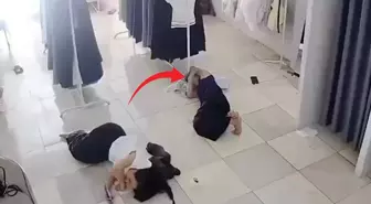 Kamera kayıttaydı: Mağazada dinlenen kadın hayatının şokunu yaşadı