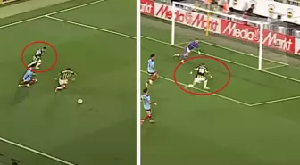 Turu getiren gol! 2 pozisyon arasındaki saniye inanılmaz