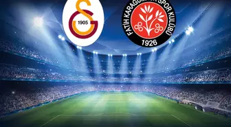 Tüm kozlarını oynadılar! Galatasaray - Fatih Karagümrük maçında ilk 11'ler belli oldu