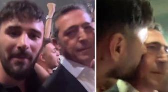 Videoyu izlemeniz lazım! Taraftardan Ali Koç'a sürpriz öpücük