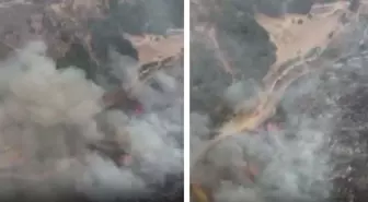 Çanakkale kabusu yaşıyor! Havadan çekilen görüntüler yangının büyüklüğünü gözler önüne serdi