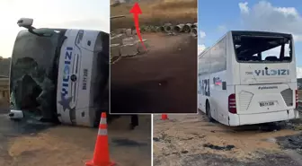 Kuzey Marmara Otoyolu'nda 4 kişinin öldüğü otobüs kazası kamerada