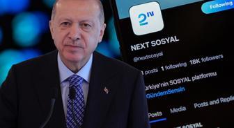 Cumhurbaşkanı Erdoğan, Next Sosyal'e katıldı! İşte ilk paylaşımı