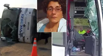Otobüs kazasında ölen kadının yola çıkmadan önce yaptığı paylaşımı kahretti