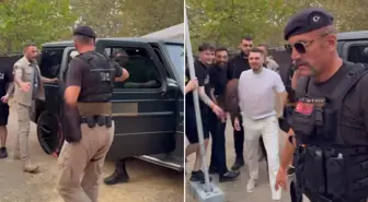 Ünlü rapçi Blok3 koruma ordusuyla konser alanına girdi