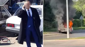Meclis'in önünde beyaz Toros'u ateşe veren şahıs 'Cinali Grubu'yla bağlantılı çıktı