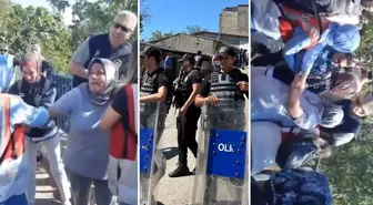 İstenmeyen görüntüler! Vatandaşların günlerdir direndiği mahalleye polis girdi