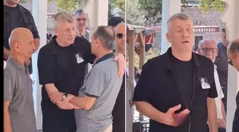 Metin Şentürk, kardeşi Bayram Şentürk'ü son yolculuğuna uğurluyor