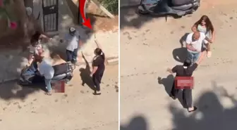 Bıçakla öz evladını kovaladı, küçük kızın feryatları sokağı inletti