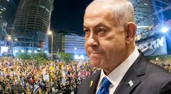 İsrail'de on binlerce kişi Netanyahu'nun Gazze'yi işgal kararını protesto etti