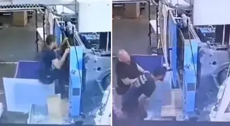 Böyle girdi, bir daha çıkamadı! Kan donduran anlar kamerada