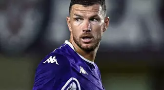 Fiorentina'ya galibiyeti 89. dakikada Edin Dzeko getirdi