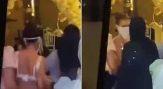 Kına gecesine dansöz geldi, gelinin annesi çileden çıktı