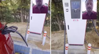 Şarj istasyonunda şahit olduğu manzara vatandaşı çıldırttı