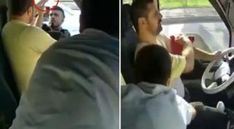 Trafikte dehşet: Oğlu, bıçaklanan babasının hayatını böyle kurtardı