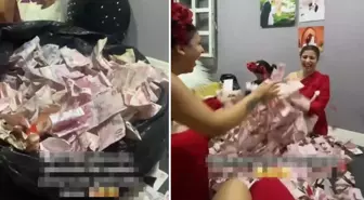 Genç kızların topladıkları bahşişe bakın! Yaptıkları iş bomba