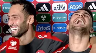 Hakan Çalhanoğlu ve Yunus Akgün'den tartışma iddialarına kahkahalı cevap