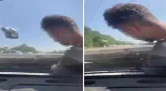 Arızayı bulmak için ustayı motorun içine bindirdi, kaput açık ilerledi! İşte o anlar