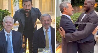 Aziz Yıldırım ve Aykut Kocaman yan yana! Fenerbahçe'nin efsaneleri düğünde buluştu