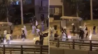 Düğün sonrası meydan muharebesi gibi kavga