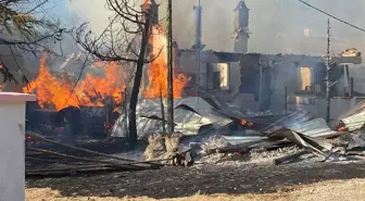 Öfkeli damat koca bir mahalleyi yaktı