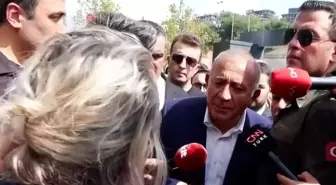 Binaya girişi sırasında Gürsel Tekin'in karşısına dikildi: Baksana halime, böyle gelinmez