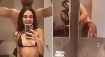Ekin Mert Daymaz, genç sevgilisiyle banyoda aşkını ilan etti