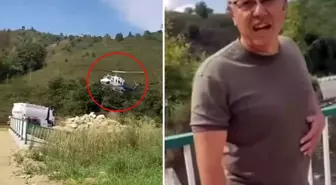 Bir ilimizi karıştıran gizemli helikopter: Vatandaş kayda alınca gerginlik çıktı