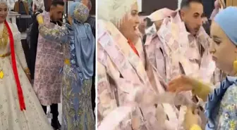 Aşiret düğününde sıra dışı tören: Valizin içinde getirip damada giydirdiler