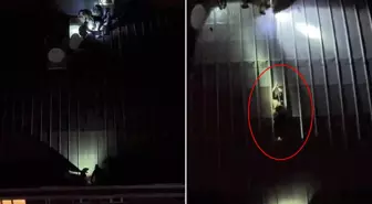 Çatıya çıkan komşu kızını kurtarmak isteyen 2 kişi düştü