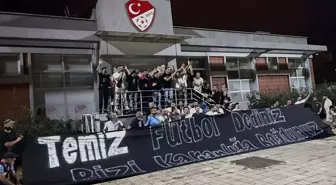 Büyük protesto: Trabzonspor taraftarı, TFF binasına gitti