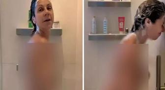 Kamera kayıttaydı! Ünlü İngiliz sunucu müjdeli haberi duştayken aldı