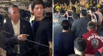 Taraftarla burun buruna! Ali Koç'un zor anları