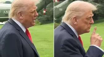 Gazetecinin sorusu Trump'ı küplere bindirdi: Bunu liderinize anlatacağım, sessiz olun