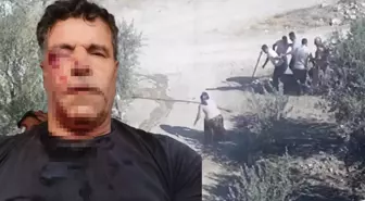 Kafasını taşla ezmek istediler, karısı düşünmeden müdahale etti