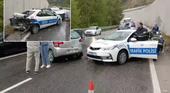 Kazaya müdahale etmeye giden polis ekibi kaza yaptı! Bilanço ağır