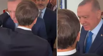 Erdoğan'dan Macron'a: İyiymiş, iyi olduğu zamanlar da oluyor demek ki