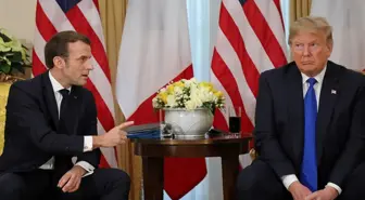 Trump ve Macron arasında tansiyon yükseldi! Kameralar önünde hararetli tartışma