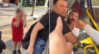Otobüste karekod kavgası! Küçük kız hüngür hüngür ağladı
