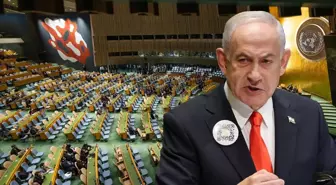 BM'de Netanyahu'ya protesto! Katılımcılar salonu terk etti