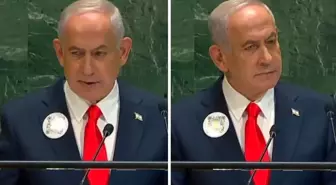 Protesto edildiği toplantıda Netanyahu'nun şakasına kimse gülmedi: Burada gülmeniz gerekiyordu
