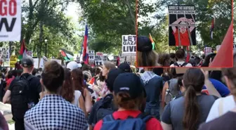 Netanyahu'ya ABD'de protesto şoku! Binlerce kişi sokağa çıktı