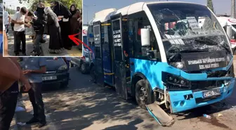 Freni patlayan otobüs durakta bekleyen otobüse çarptı: Çok sayıda yaralı var